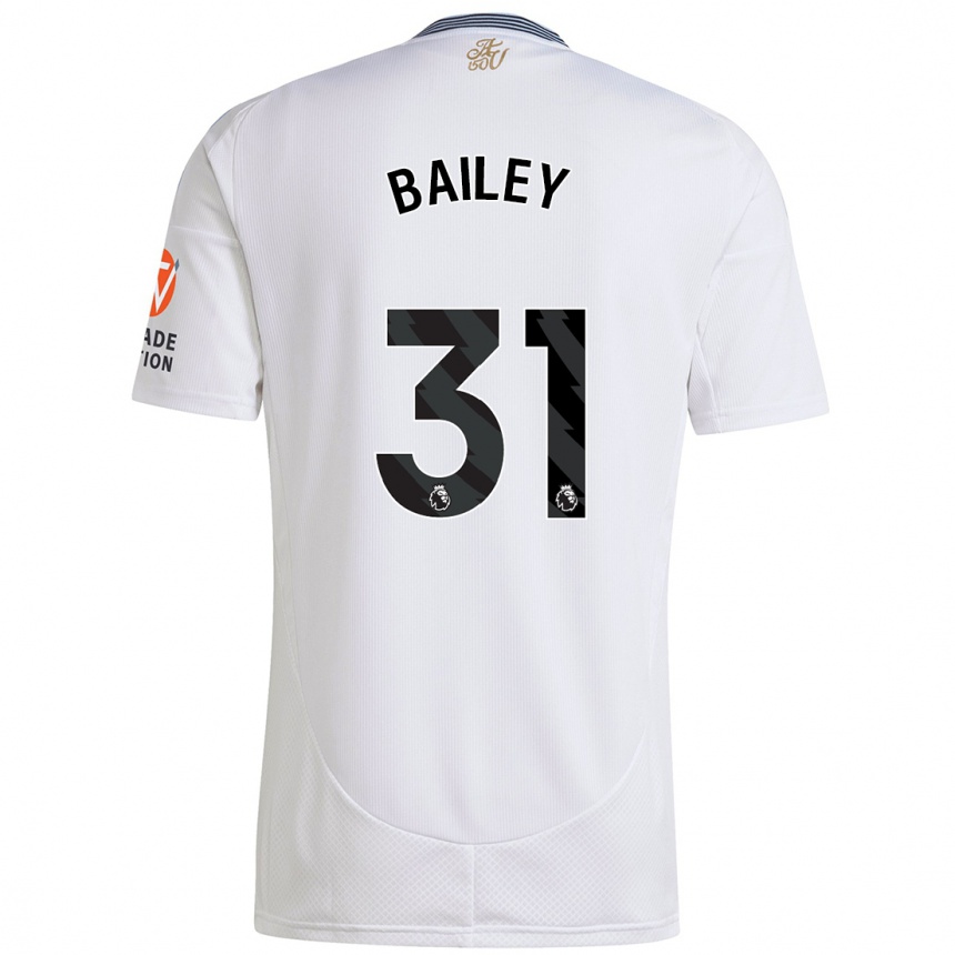 Niño Fútbol Camiseta Leon Bailey #31 Blanco 2ª Equipación 2024/25 México