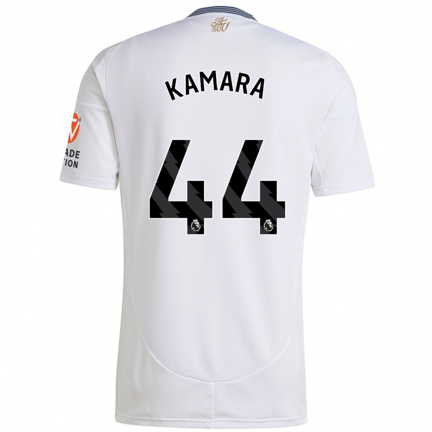 Niño Fútbol Camiseta Boubacar Kamara #44 Blanco 2ª Equipación 2024/25 México