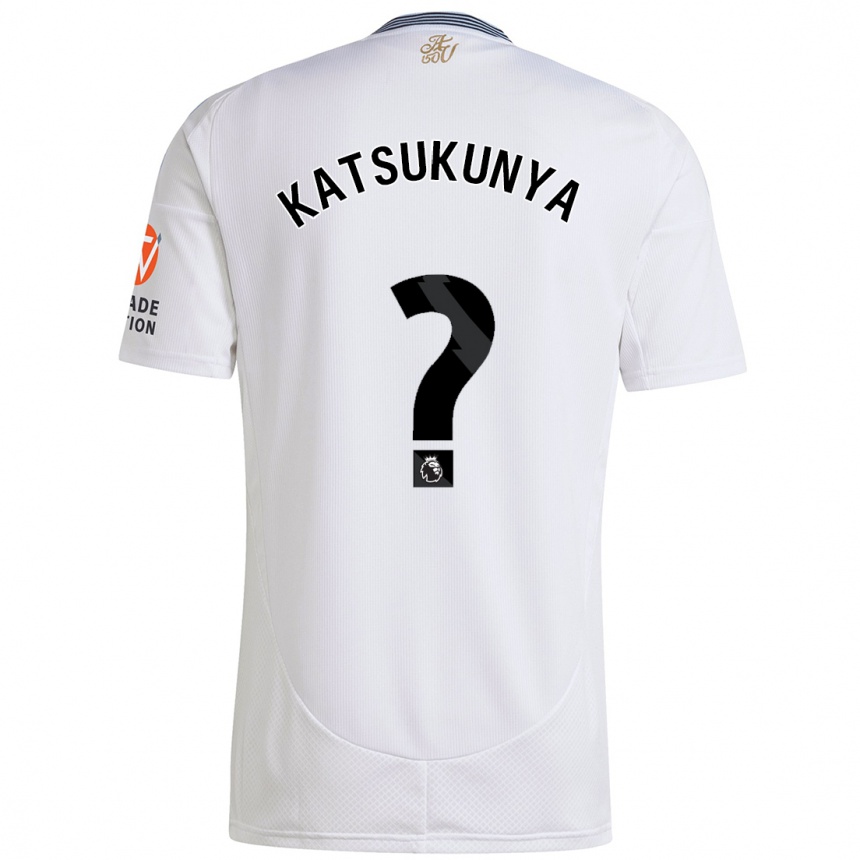 Niño Fútbol Camiseta Thierry Katsukunya #0 Blanco 2ª Equipación 2024/25 México