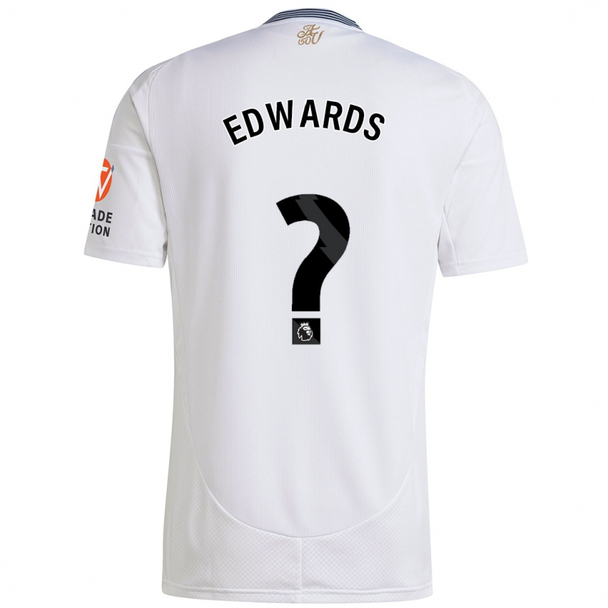 Niño Fútbol Camiseta I-Lani Edwards #0 Blanco 2ª Equipación 2024/25 México