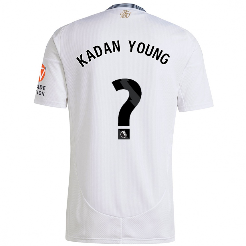 Niño Fútbol Camiseta Kadan Young #0 Blanco 2ª Equipación 2024/25 México