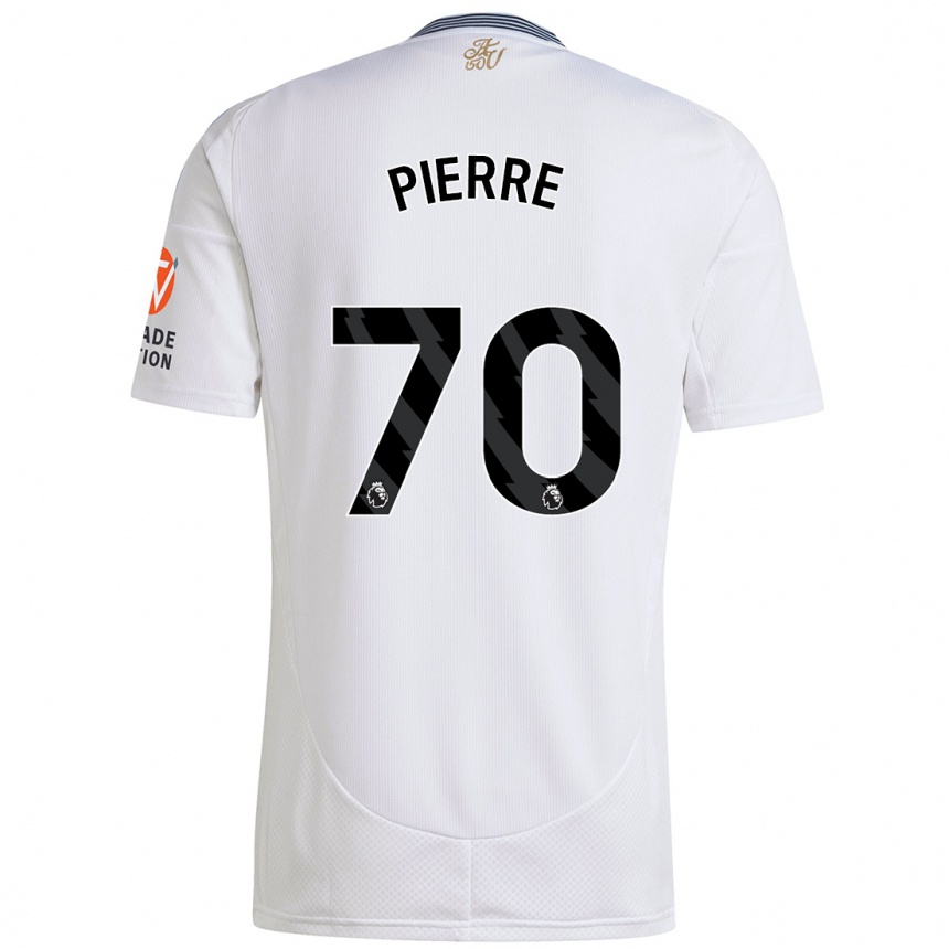 Niño Fútbol Camiseta Kyrie Pierre #70 Blanco 2ª Equipación 2024/25 México