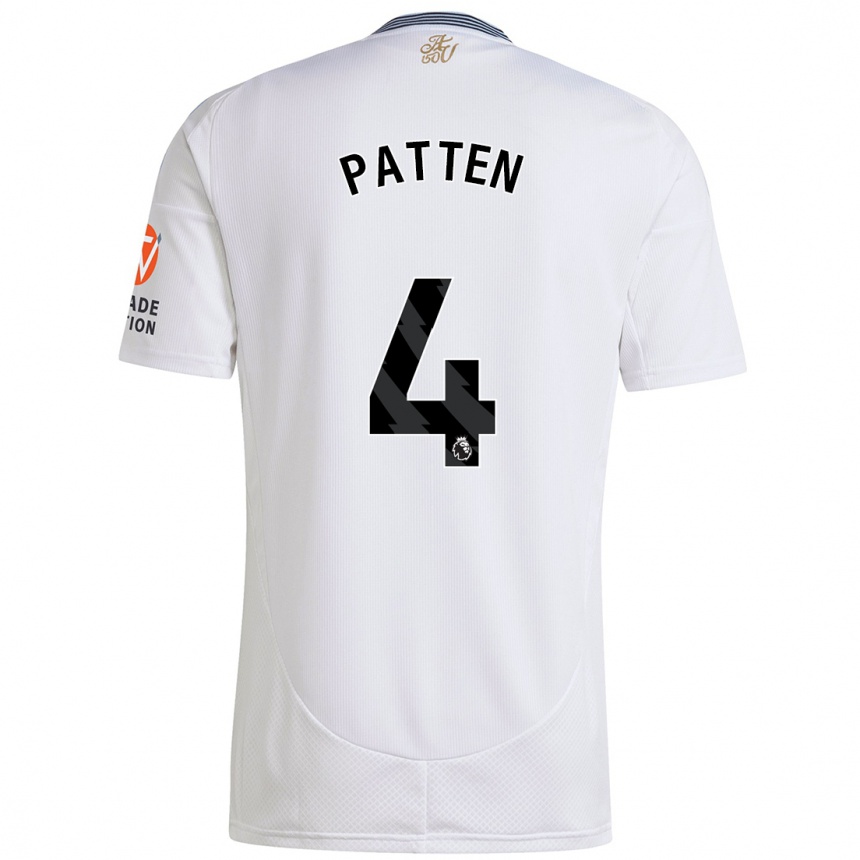 Niño Fútbol Camiseta Anna Patten #4 Blanco 2ª Equipación 2024/25 México