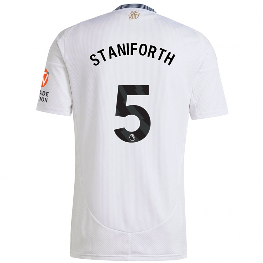 Niño Fútbol Camiseta Lucy Staniforth #5 Blanco 2ª Equipación 2024/25 México