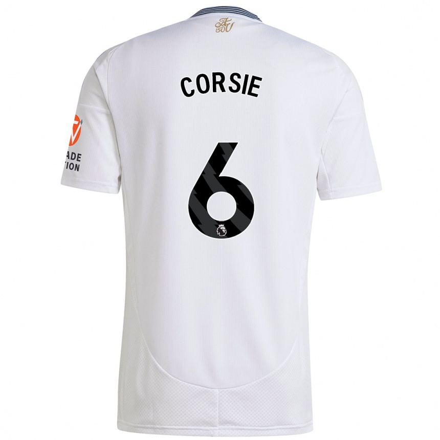 Niño Fútbol Camiseta Rachel Corsie #6 Blanco 2ª Equipación 2024/25 México