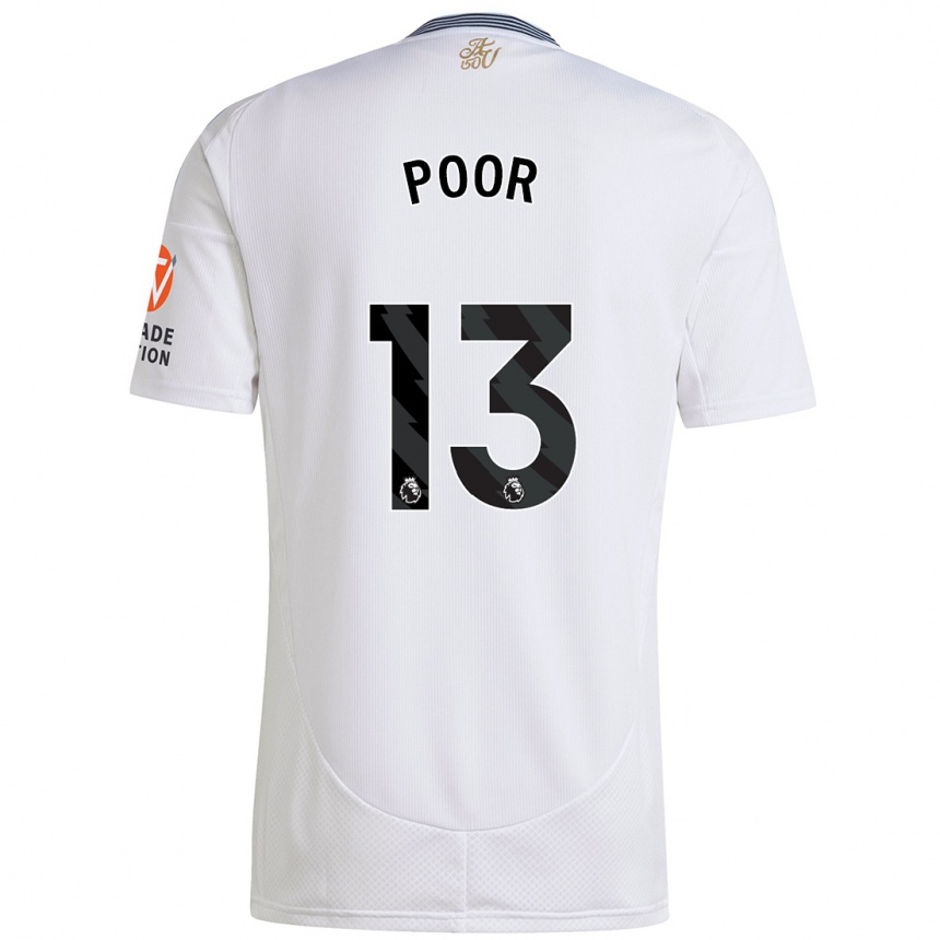 Niño Fútbol Camiseta Sophia Poor #13 Blanco 2ª Equipación 2024/25 México