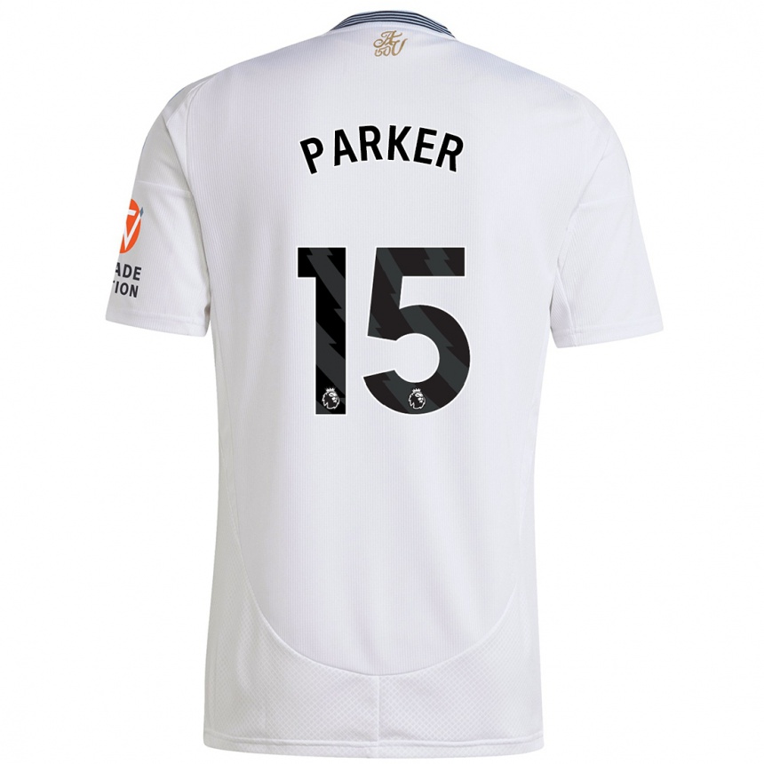 Niño Fútbol Camiseta Lucy Parker #15 Blanco 2ª Equipación 2024/25 México