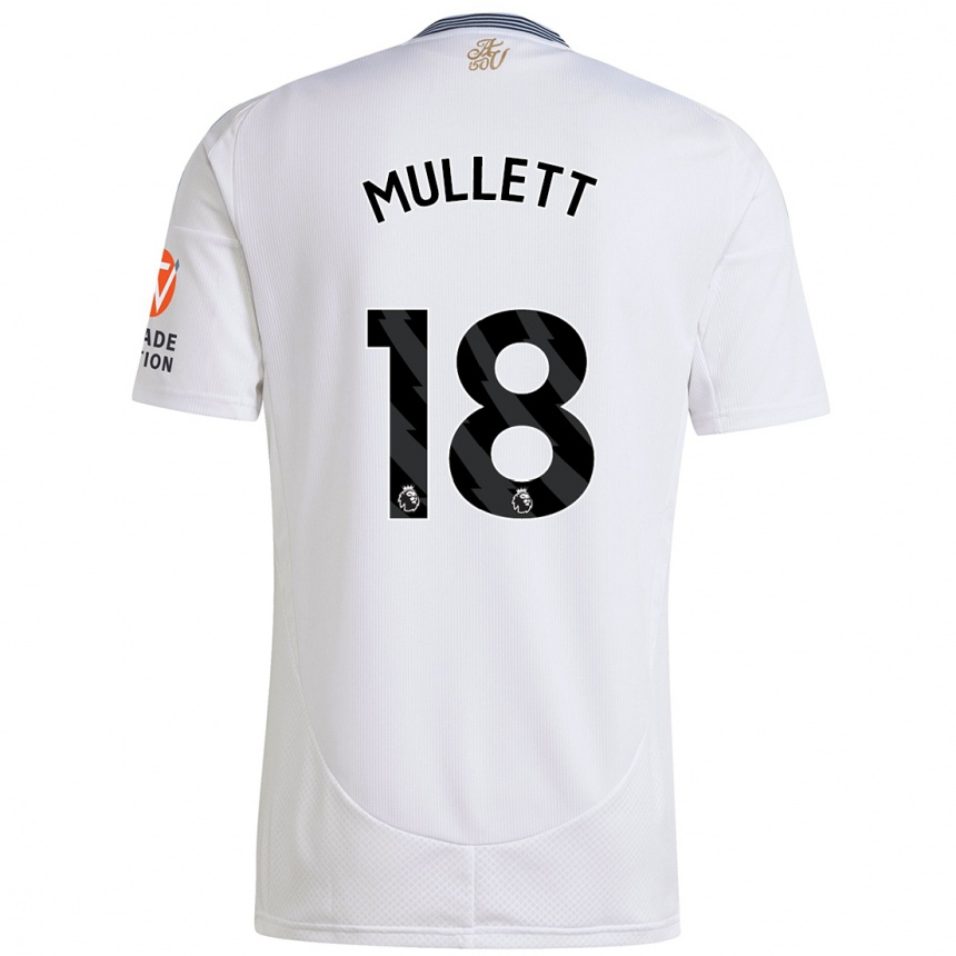 Niño Fútbol Camiseta Georgia Mullett #18 Blanco 2ª Equipación 2024/25 México