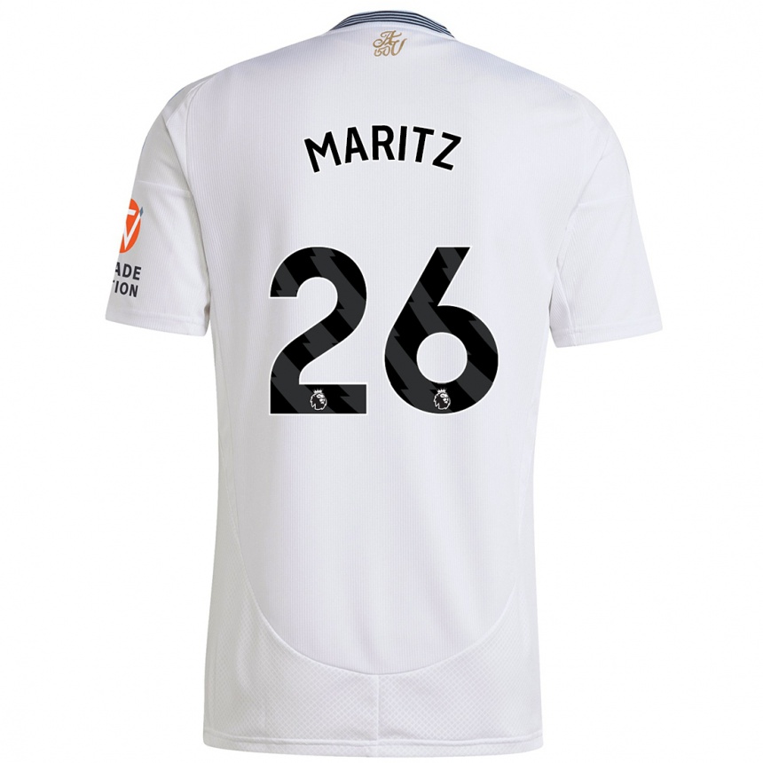 Niño Fútbol Camiseta Noelle Maritz #26 Blanco 2ª Equipación 2024/25 México