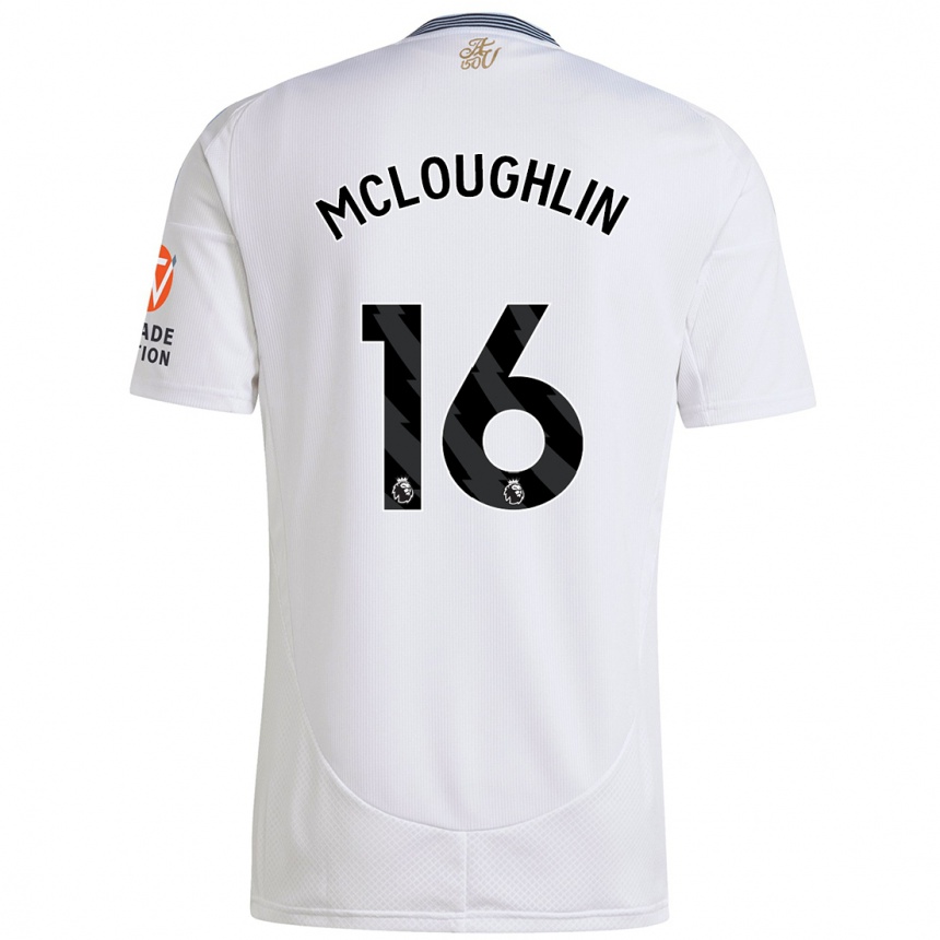 Niño Fútbol Camiseta Olivia Mcloughlin #16 Blanco 2ª Equipación 2024/25 México