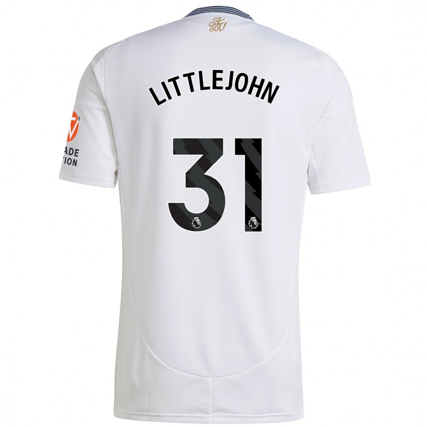 Niño Fútbol Camiseta Ruesha Littlejohn #31 Blanco 2ª Equipación 2024/25 México