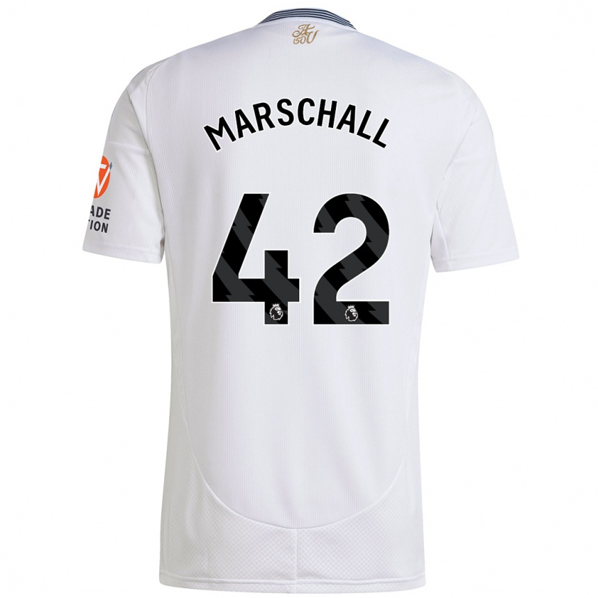 Niño Fútbol Camiseta Filip Marschall #42 Blanco 2ª Equipación 2024/25 México