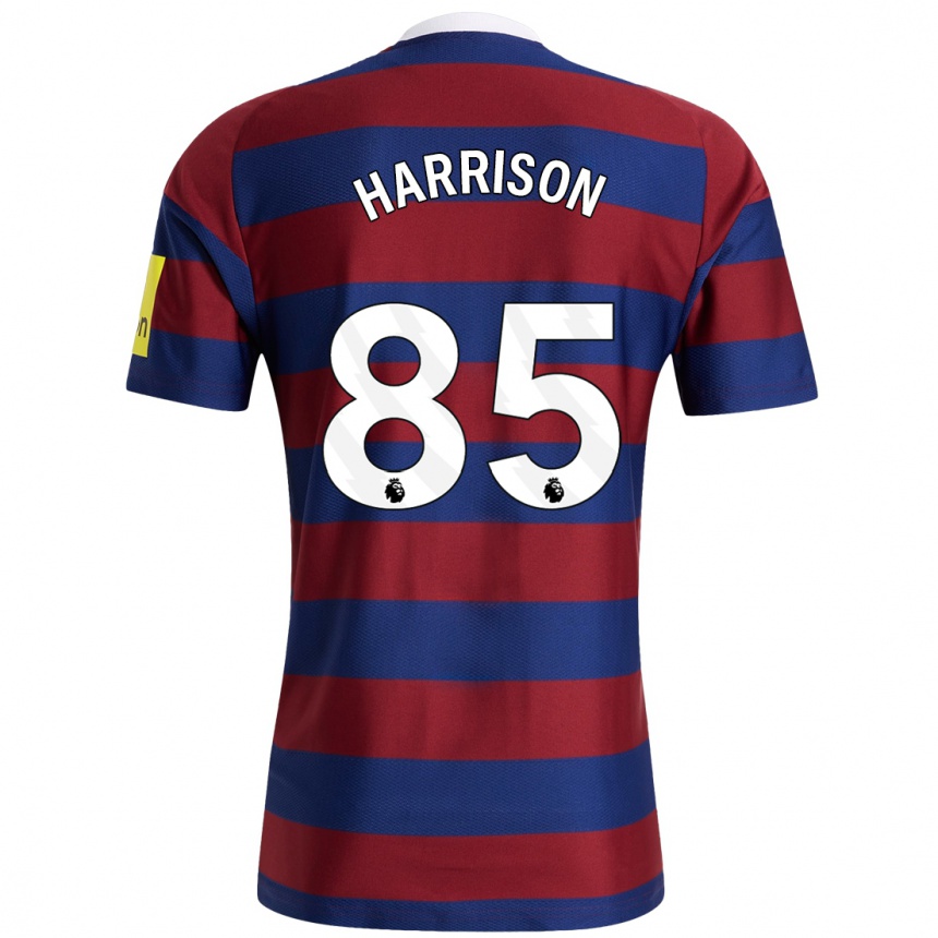 Niño Fútbol Camiseta Adam Harrison #85 Burdeos Azul Marino 2ª Equipación 2024/25 México