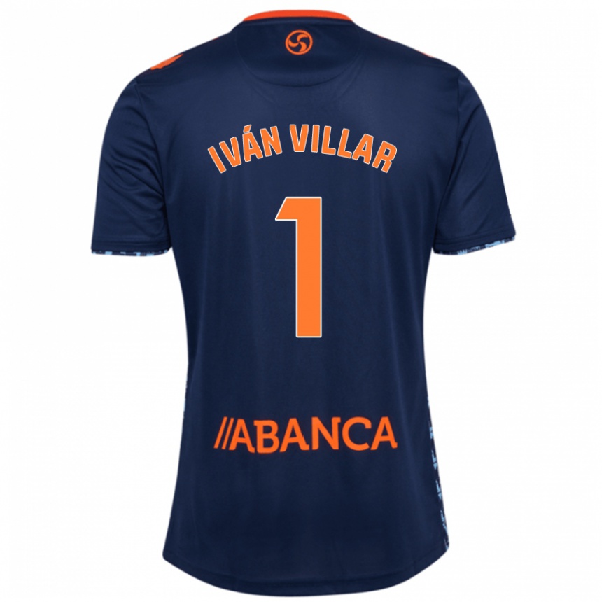 Niño Fútbol Camiseta Iván Villar #1 Azul Marino 2ª Equipación 2024/25 México