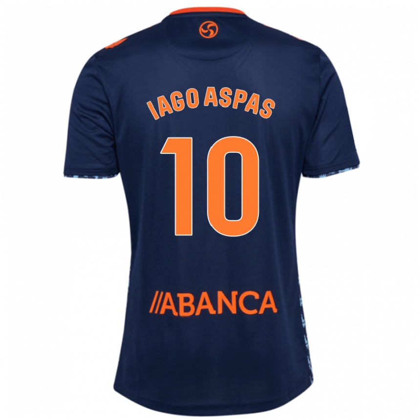 Niño Fútbol Camiseta Iago Aspas #10 Azul Marino 2ª Equipación 2024/25 México