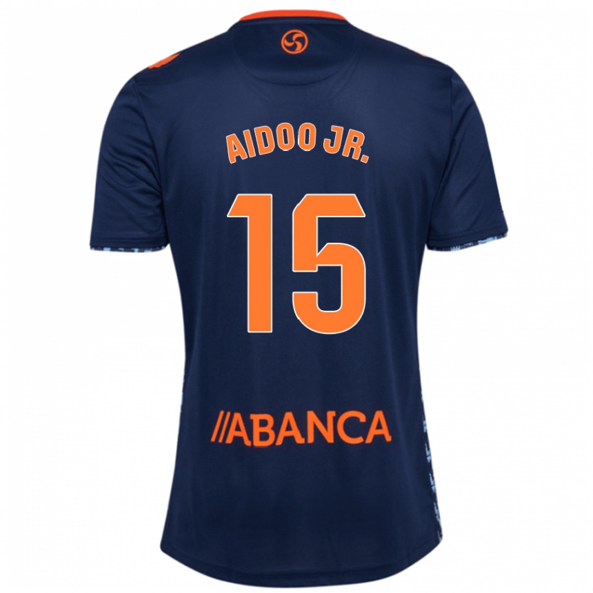 Niño Fútbol Camiseta Joseph Aidoo #15 Azul Marino 2ª Equipación 2024/25 México