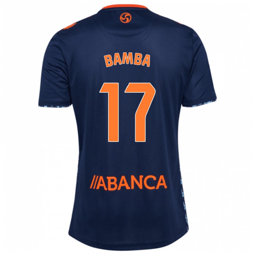 Niño Fútbol Camiseta Jonathan Bamba #17 Azul Marino 2ª Equipación 2024/25 México