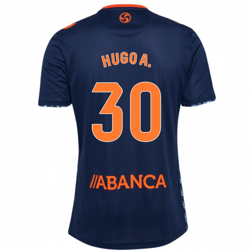 Niño Fútbol Camiseta Hugo Álvarez #30 Azul Marino 2ª Equipación 2024/25 México