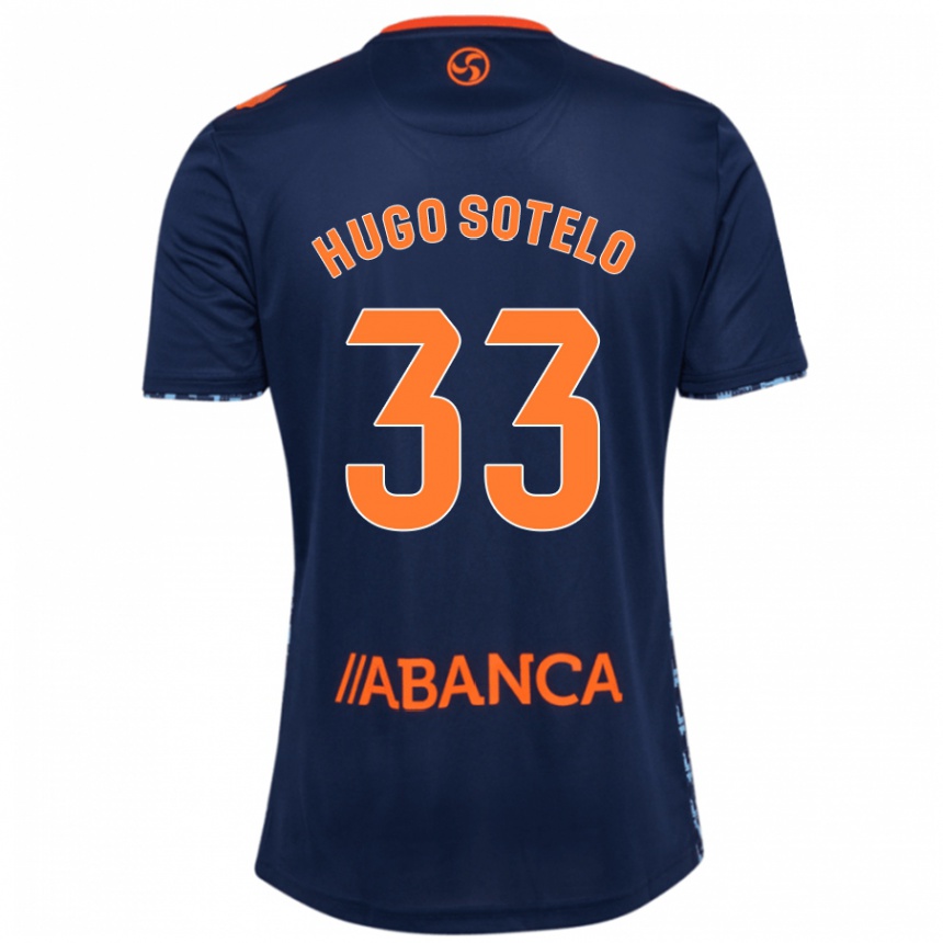 Niño Fútbol Camiseta Hugo Sotelo #33 Azul Marino 2ª Equipación 2024/25 México