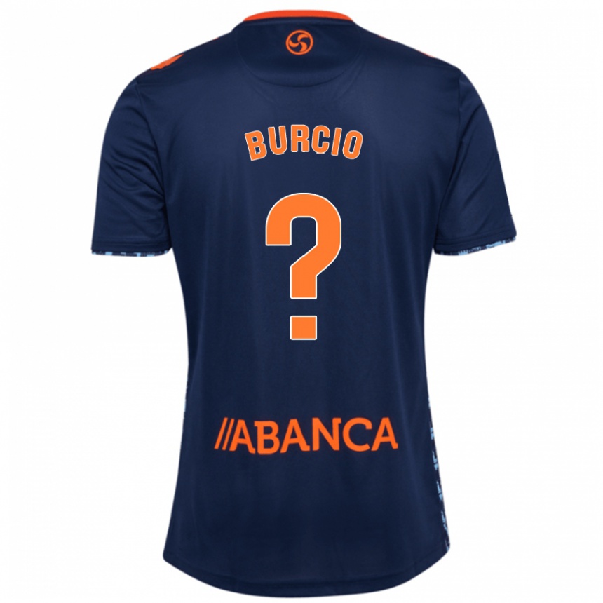 Niño Fútbol Camiseta Hugo Burcio #0 Azul Marino 2ª Equipación 2024/25 México