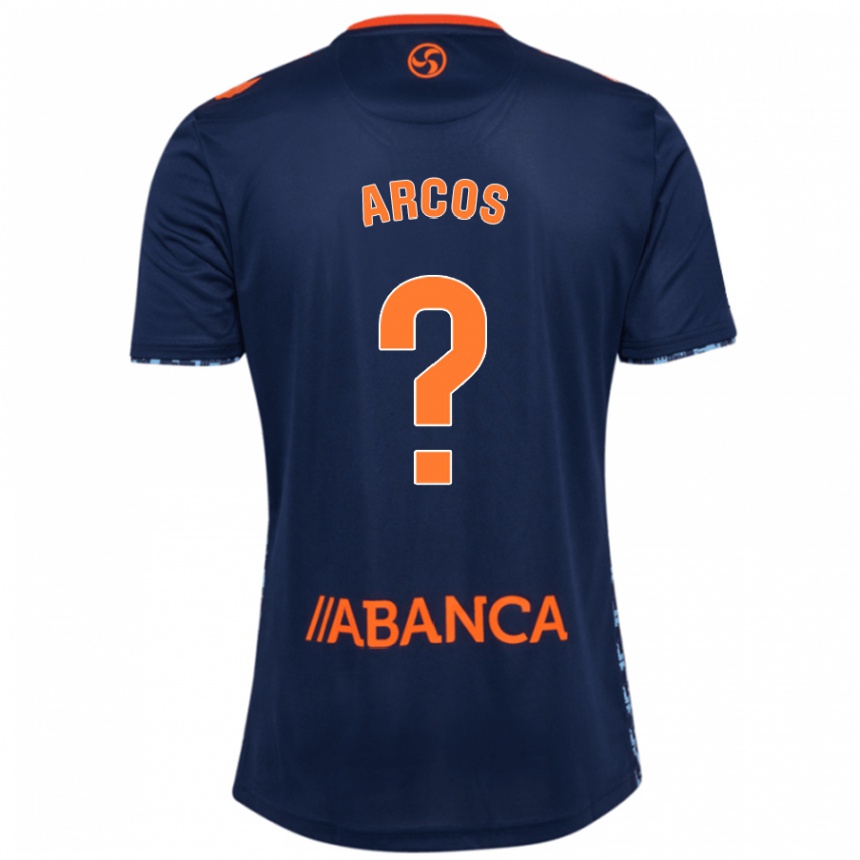 Niño Fútbol Camiseta Ángel Arcos #0 Azul Marino 2ª Equipación 2024/25 México