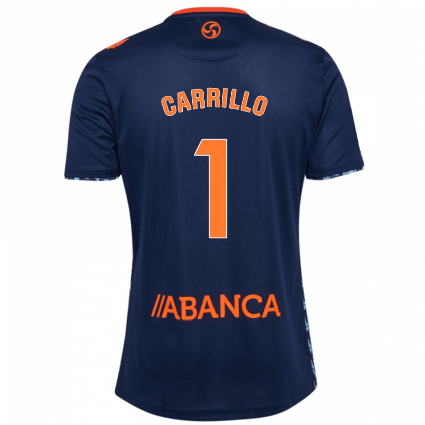 Niño Fútbol Camiseta Coke Carrillo #1 Azul Marino 2ª Equipación 2024/25 México