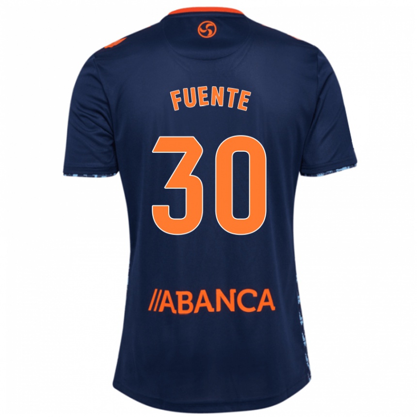 Niño Fútbol Camiseta Mario Fuente #30 Azul Marino 2ª Equipación 2024/25 México