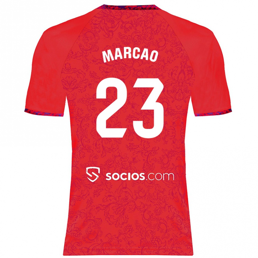 Niño Fútbol Camiseta Marcão #23 Rojo 2ª Equipación 2024/25 México