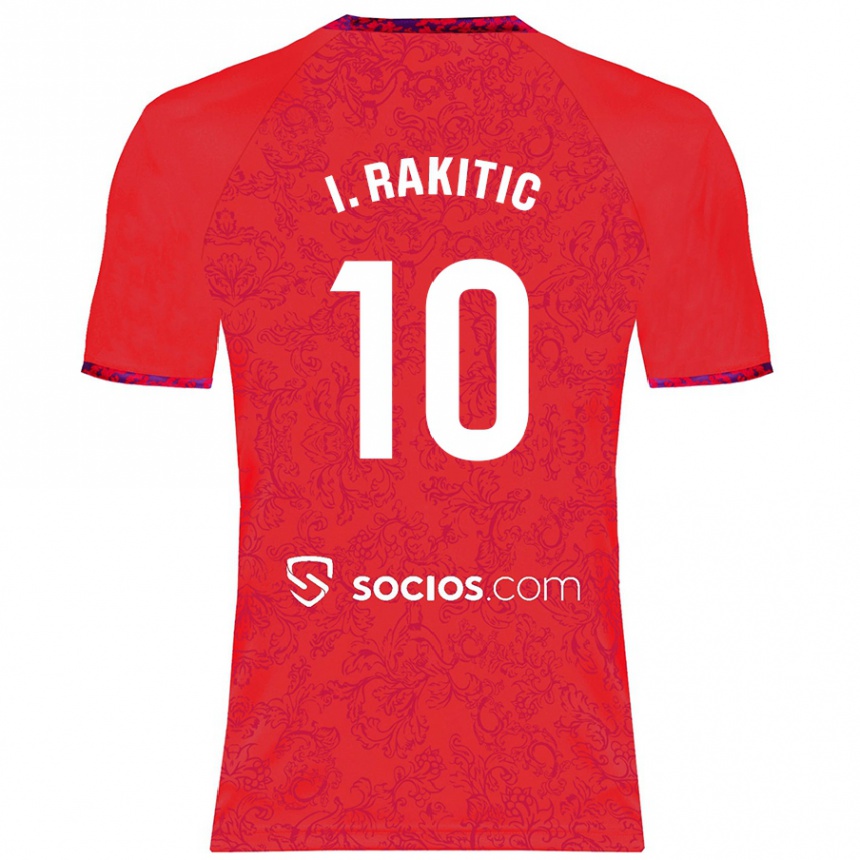 Niño Fútbol Camiseta Ivan Rakitic #10 Rojo 2ª Equipación 2024/25 México