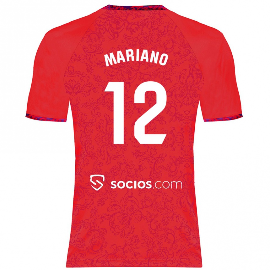 Niño Fútbol Camiseta Mariano Diaz #12 Rojo 2ª Equipación 2024/25 México