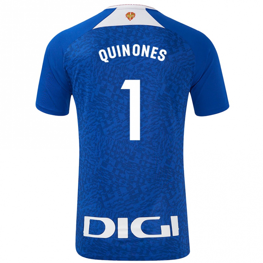 Niño Fútbol Camiseta Mariasun Quiñones #1 Azul Real 2ª Equipación 2024/25 México