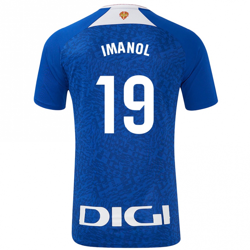 Niño Fútbol Camiseta Imanol García De Albéniz #19 Azul Real 2ª Equipación 2024/25 México