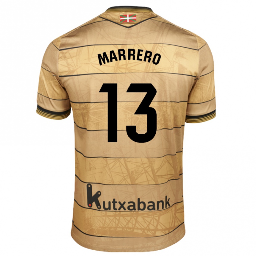 Niño Fútbol Camiseta Unai Marrero #13 Marrón 2ª Equipación 2024/25 México