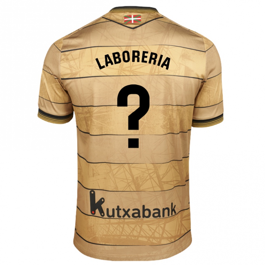 Niño Fútbol Camiseta Marc Laborería #0 Marrón 2ª Equipación 2024/25 México