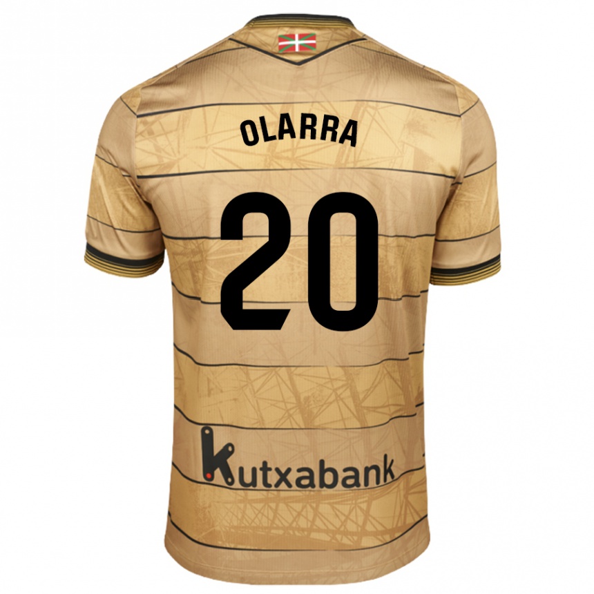 Niño Fútbol Camiseta Aimar Olarra #20 Marrón 2ª Equipación 2024/25 México