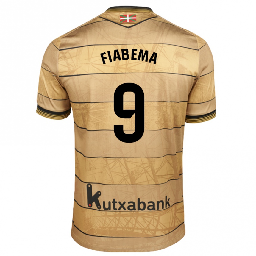 Niño Fútbol Camiseta Bryan Fiabema #9 Marrón 2ª Equipación 2024/25 México