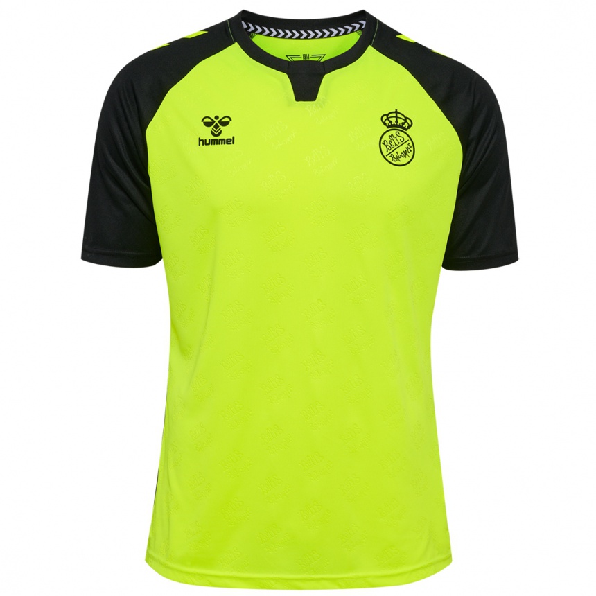 Niño Fútbol Camiseta Marina Marín #27 Amarillo Fluorescente Negro 2ª Equipación 2024/25 México