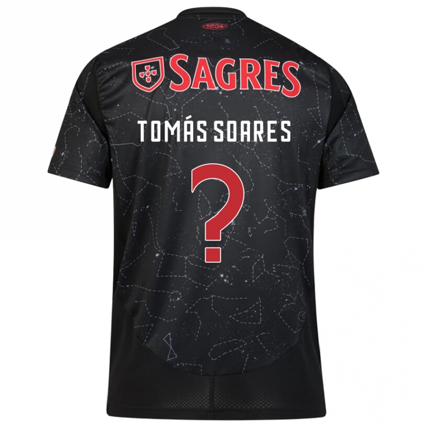 Niño Fútbol Camiseta Tomás Soares #0 Negro Rojo 2ª Equipación 2024/25 México