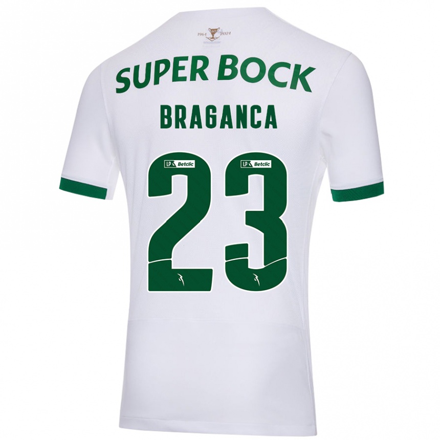 Niño Fútbol Camiseta Daniel Bragança #23 Blanco Verde 2ª Equipación 2024/25 México