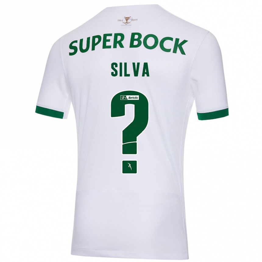 Niño Fútbol Camiseta Francisco Silva #0 Blanco Verde 2ª Equipación 2024/25 México