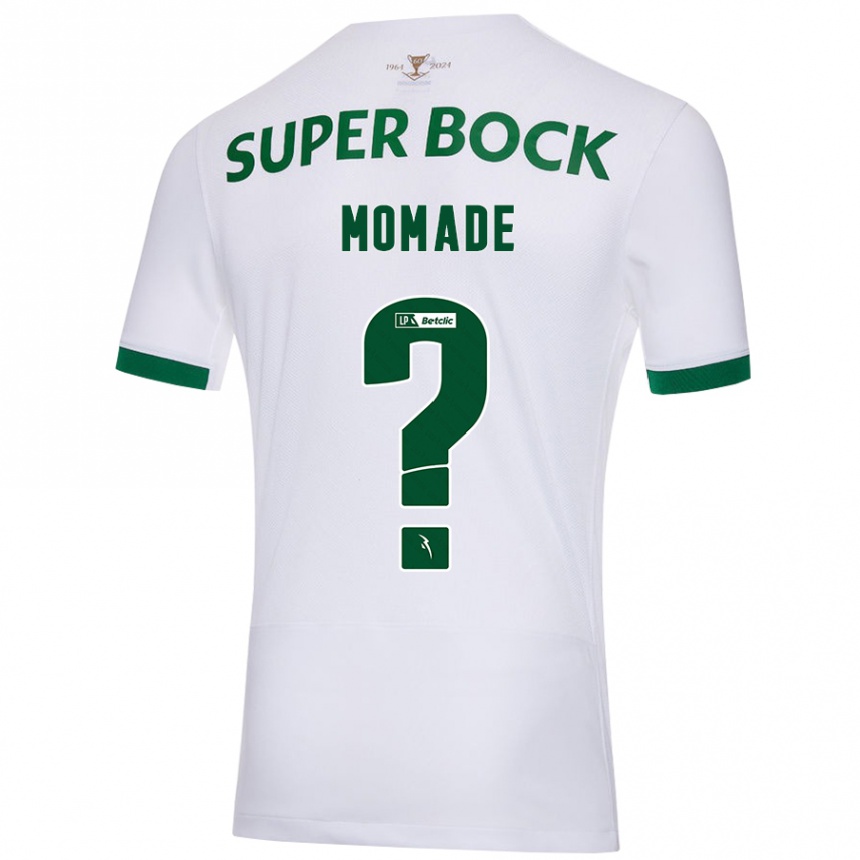 Niño Fútbol Camiseta Rayhan Momade #0 Blanco Verde 2ª Equipación 2024/25 México