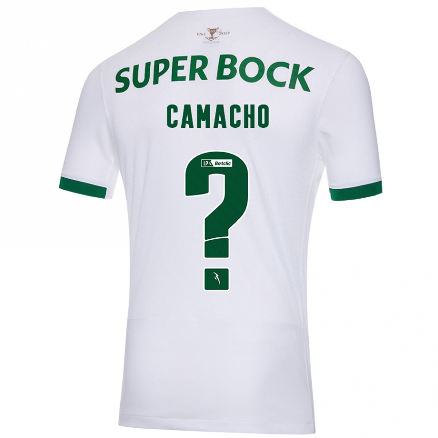 Niño Fútbol Camiseta Rafael Camacho #0 Blanco Verde 2ª Equipación 2024/25 México