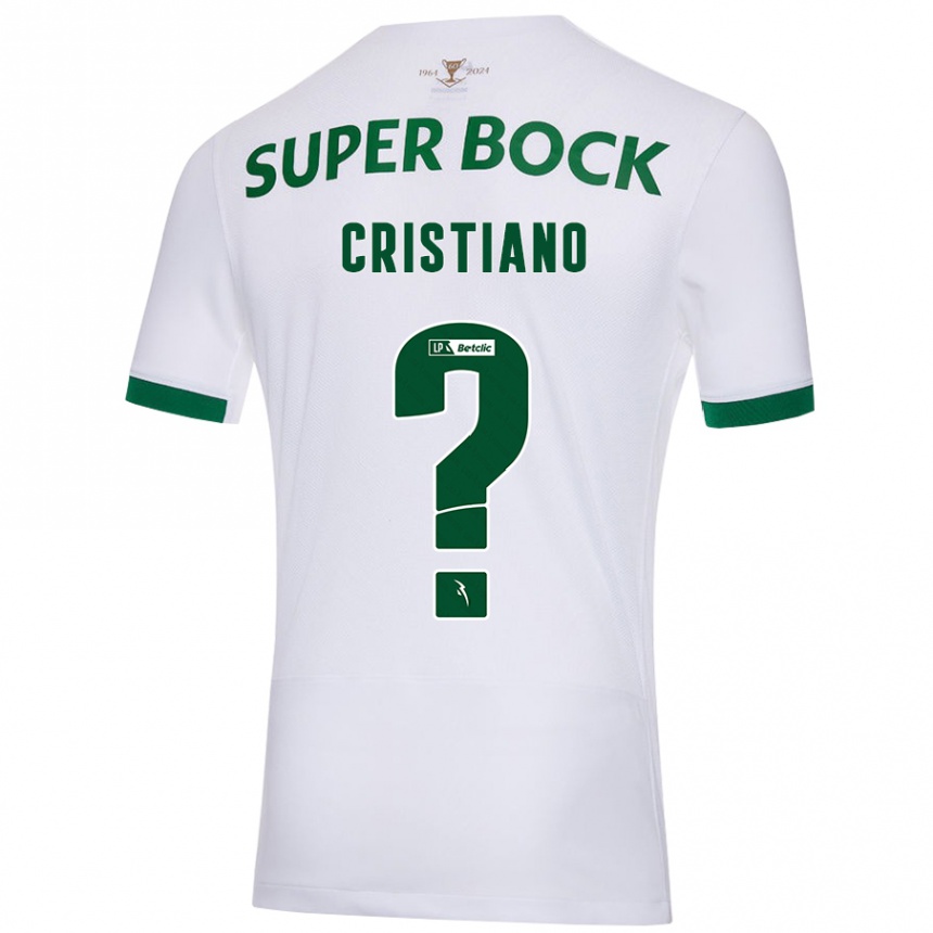 Niño Fútbol Camiseta José Cristiano #0 Blanco Verde 2ª Equipación 2024/25 México