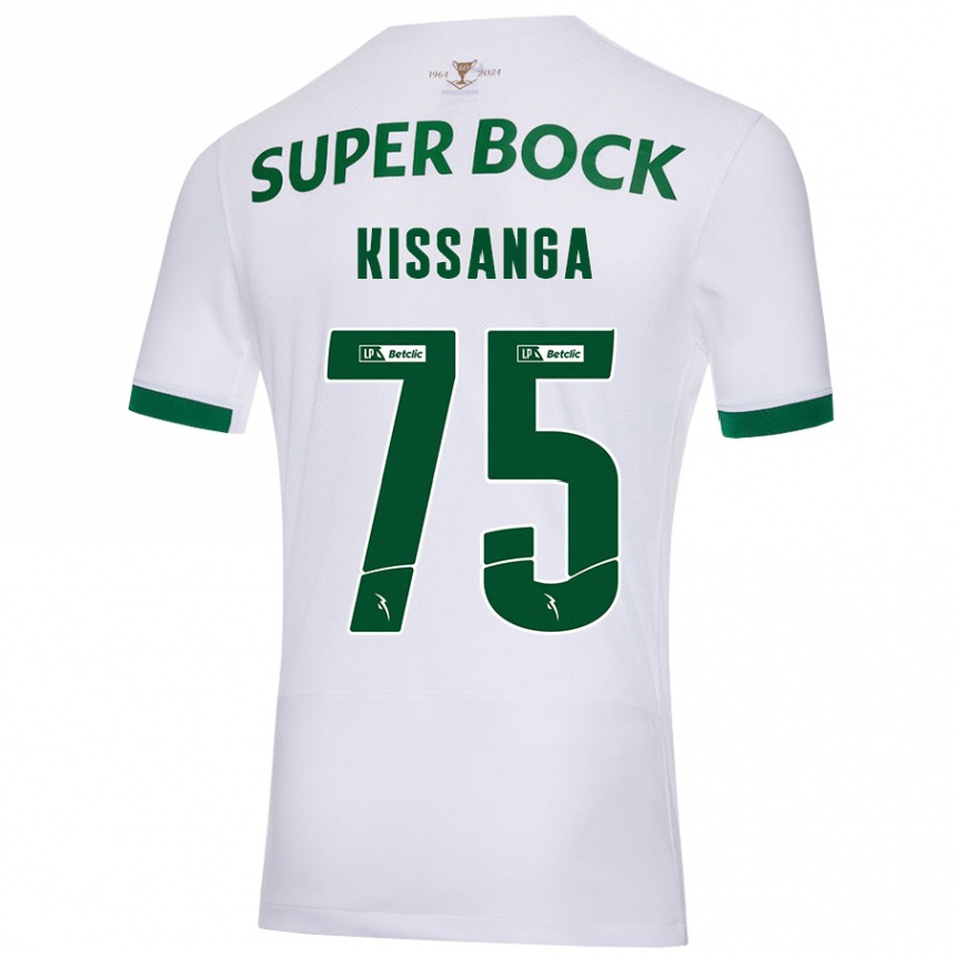 Niño Fútbol Camiseta Manuel Kissanga #75 Blanco Verde 2ª Equipación 2024/25 México