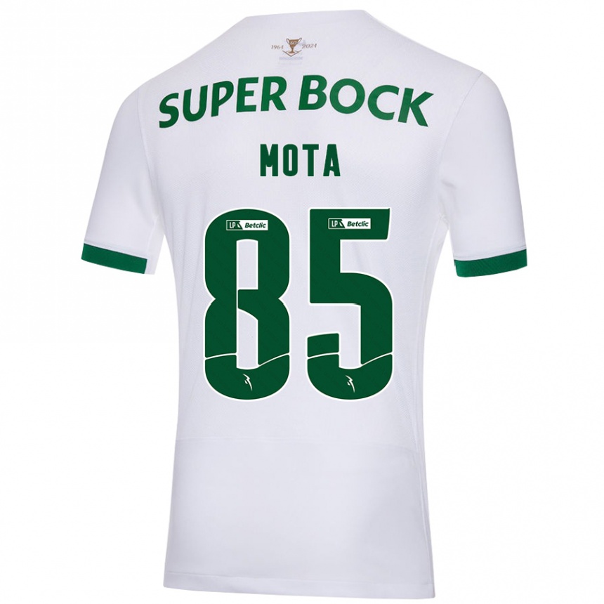 Niño Fútbol Camiseta Rafael Mota #85 Blanco Verde 2ª Equipación 2024/25 México