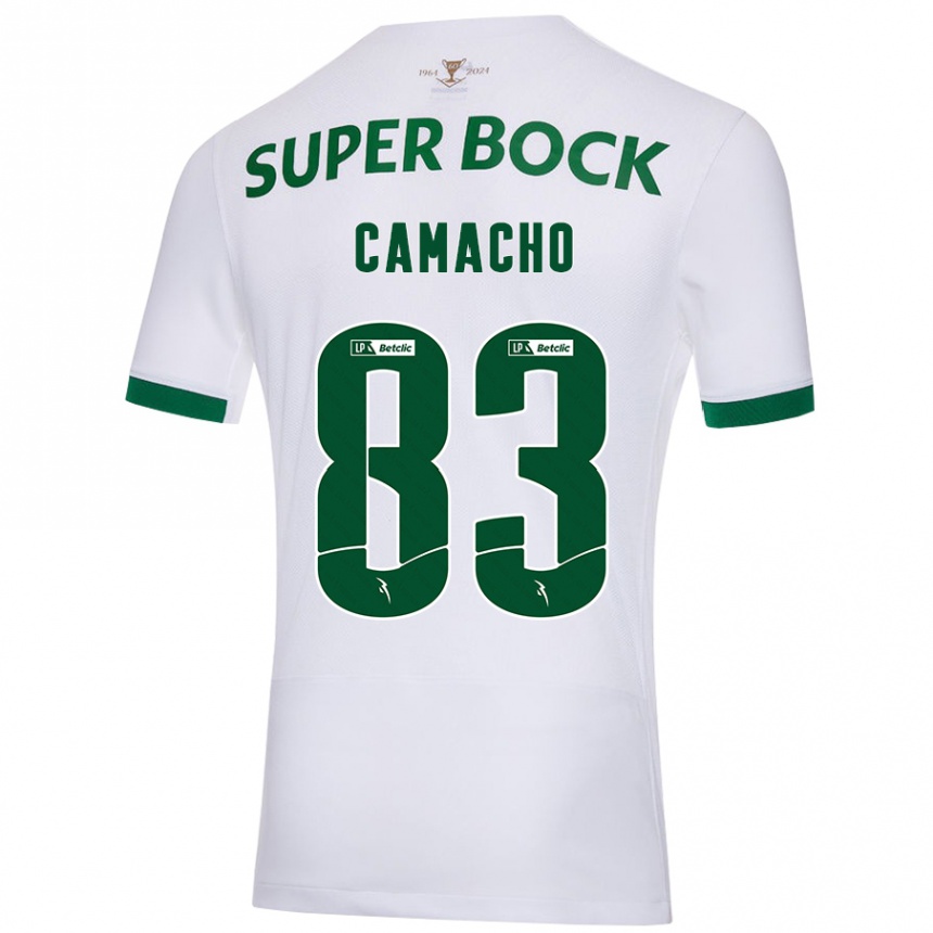 Niño Fútbol Camiseta Rafael Camacho #83 Blanco Verde 2ª Equipación 2024/25 México