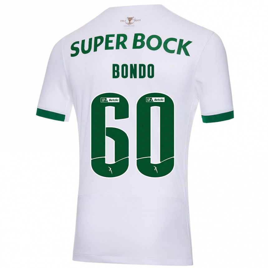 Niño Fútbol Camiseta Pedro Bondo #60 Blanco Verde 2ª Equipación 2024/25 México