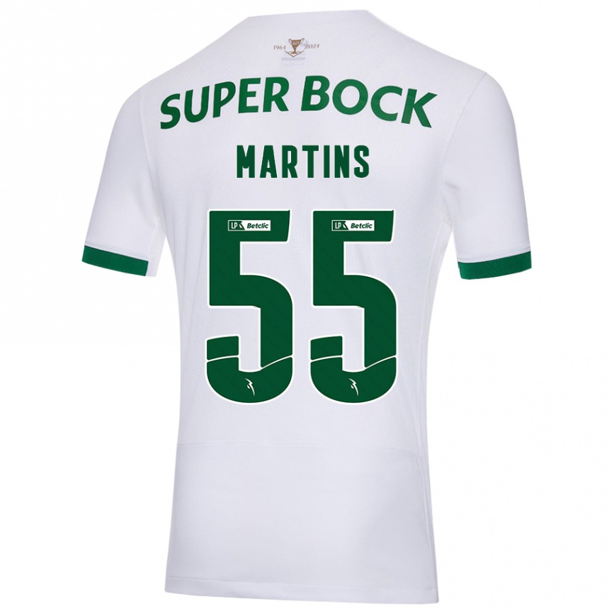 Niño Fútbol Camiseta Carolina Martins #55 Blanco Verde 2ª Equipación 2024/25 México