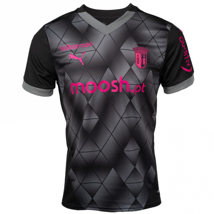 Niño Fútbol Camiseta Roberto Fernández #90 Negro Rosa 2ª Equipación 2024/25 México