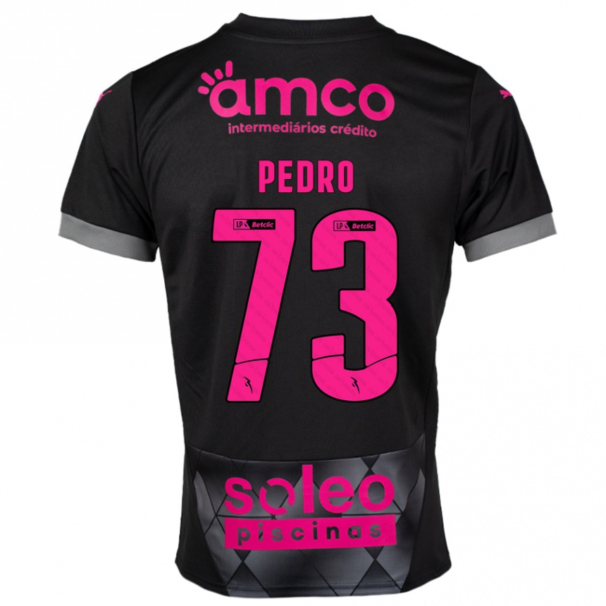 Niño Fútbol Camiseta Zé Pedro #73 Negro Rosa 2ª Equipación 2024/25 México